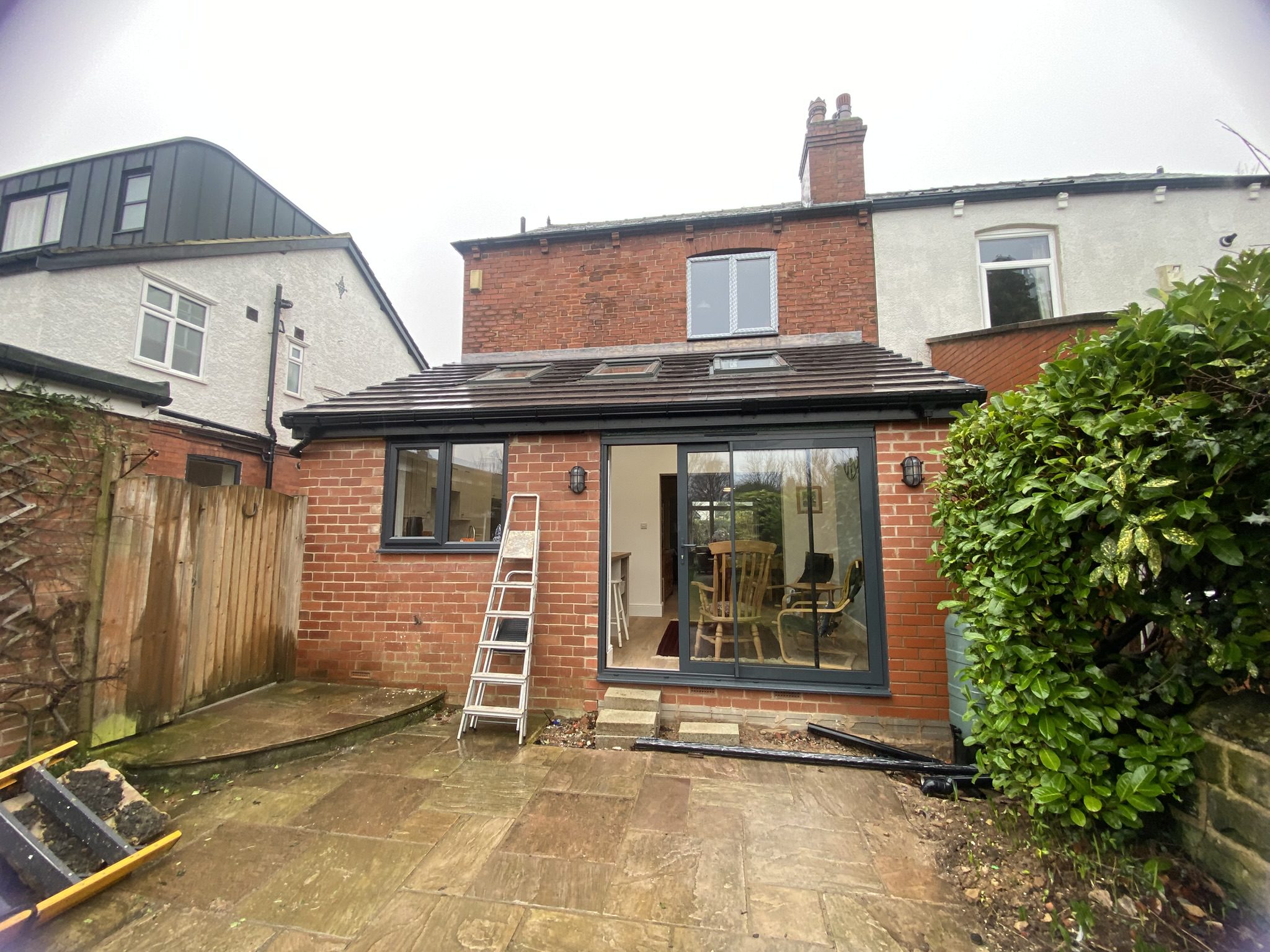 exterior after - Rear house extension roundhay1